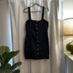 Button up denim jumper